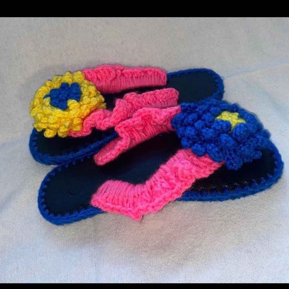 New Handmade multi color sandals